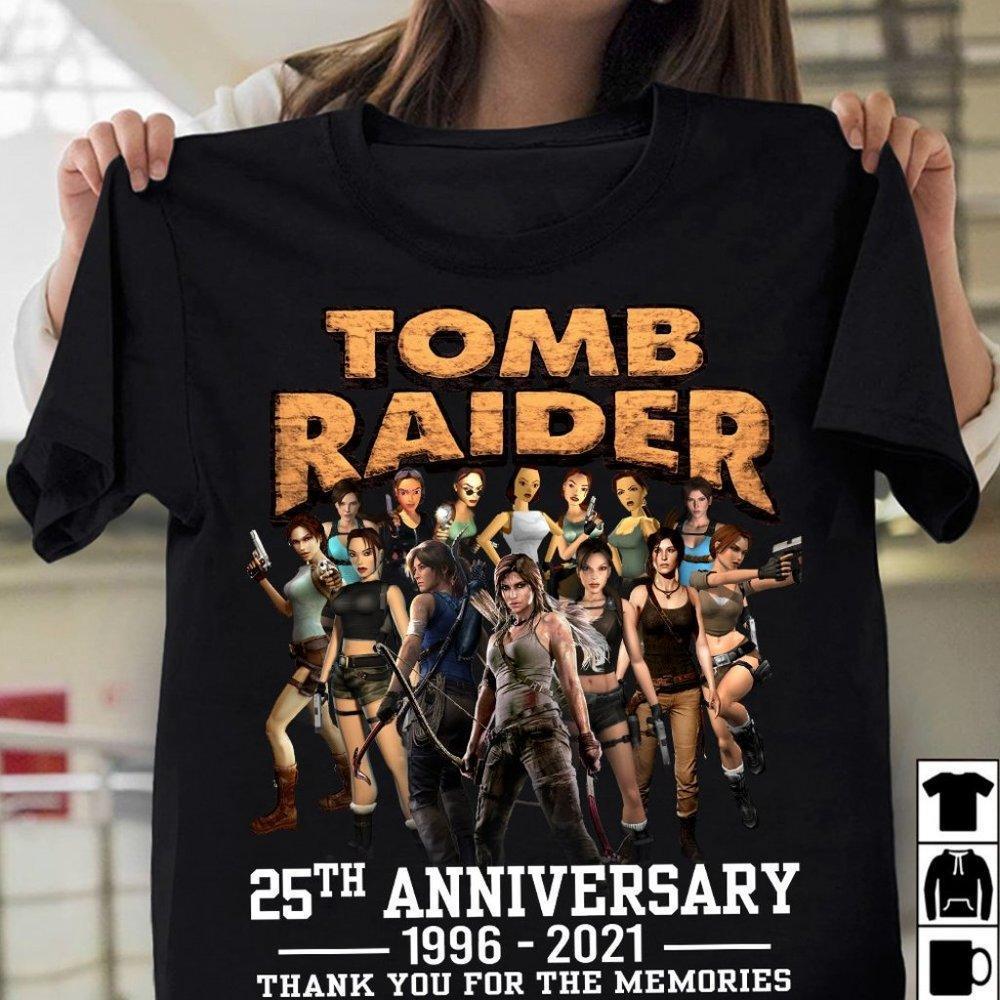 Tomb Raider 25Th Anniversary Shirt